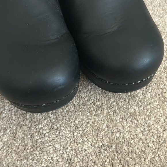Dansko Professional Cabrio Black Leather Clog Size 38 N - Picture 4 of 11